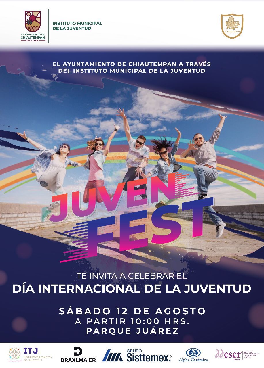 Invita IMJ Chiautempan a celebrar el Día Internacional de la Juventud